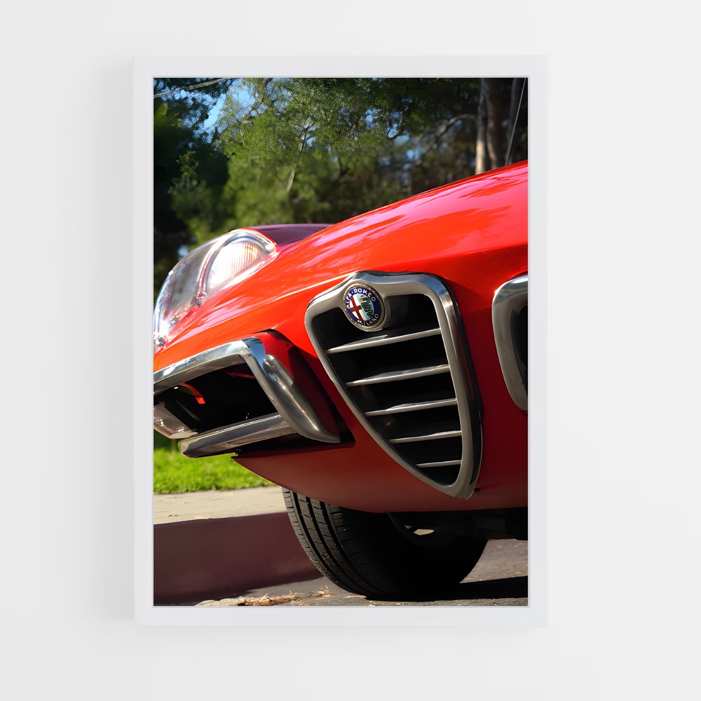 Poster Spider veloce – affiche Alfa Romeo (vue 3)